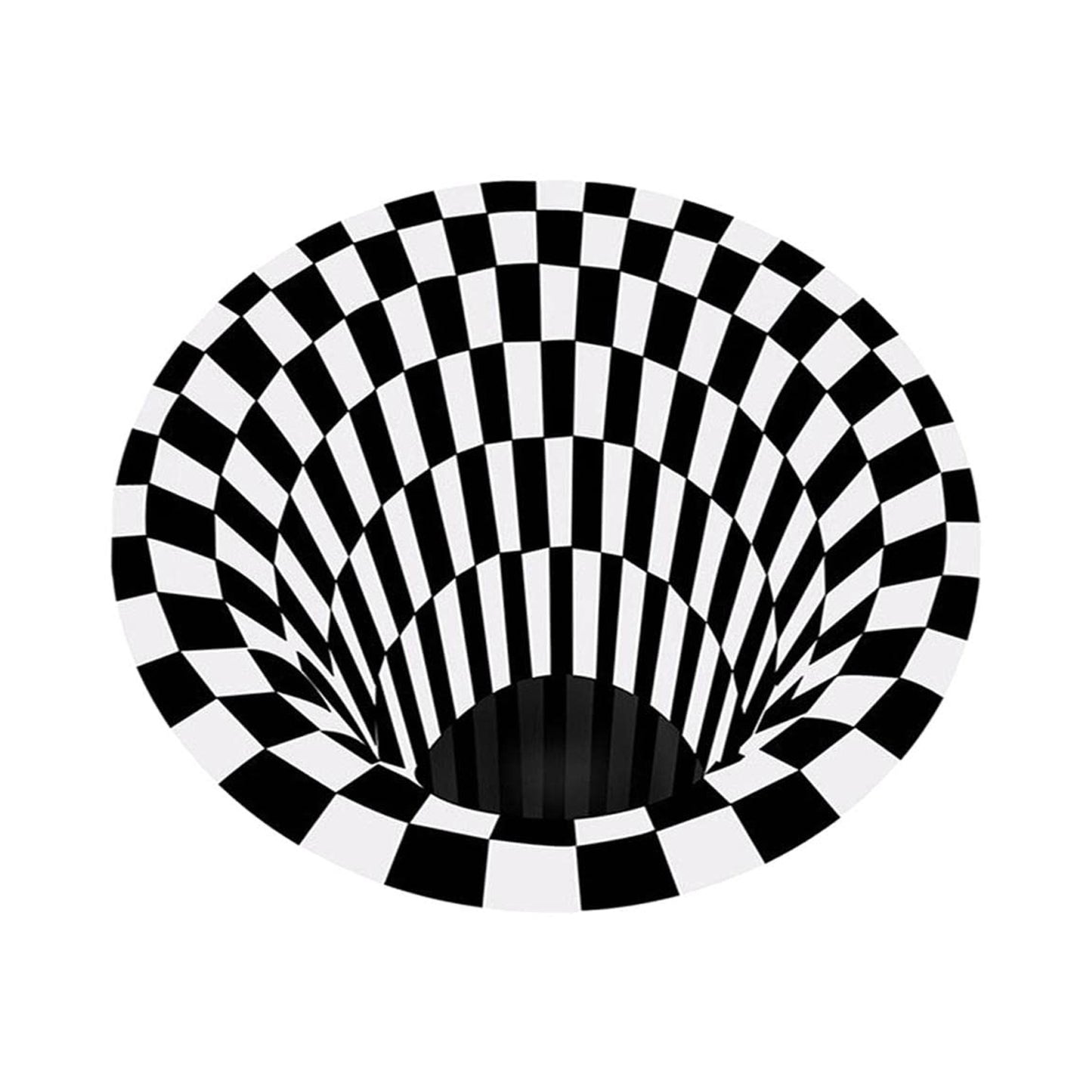 3d Space Round Carpet Floor Mat Non-woven Doormat (1 Pc 78 Cm)