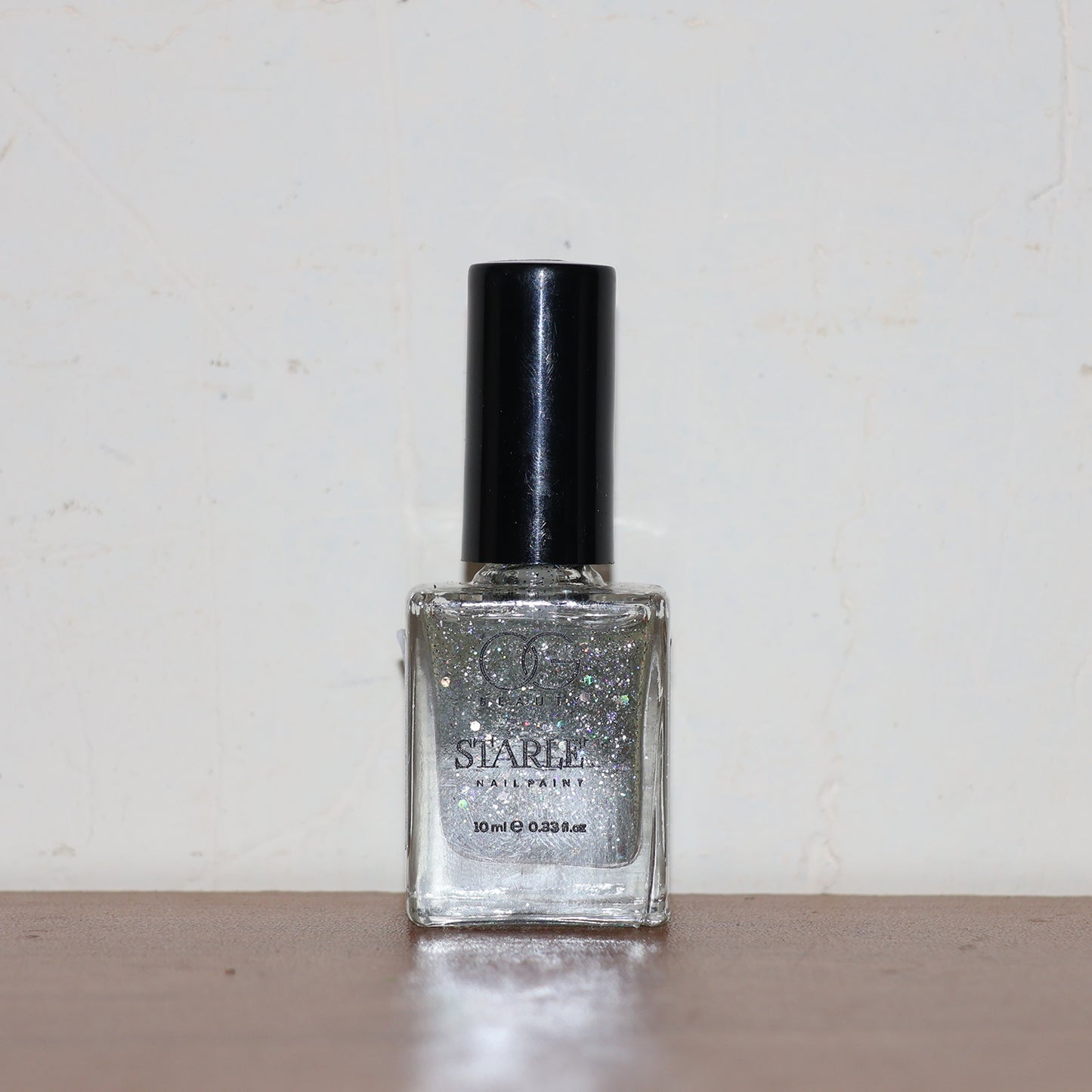 Og Beauty Silver Moonlight Starlet Glitter Nail Paint (10 Ml 1 Pc)