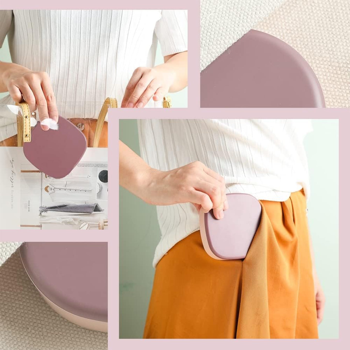 Plastic Jewelry Storage Box With Built-in Mirror  Multi-section (1 Pc)