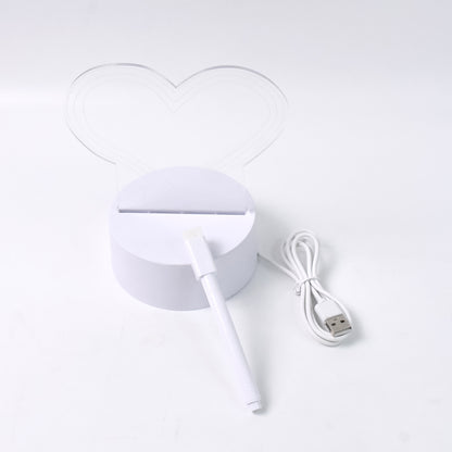 Creative Visualization Lamp 3d Acrylic Decorative Lamp With Pen