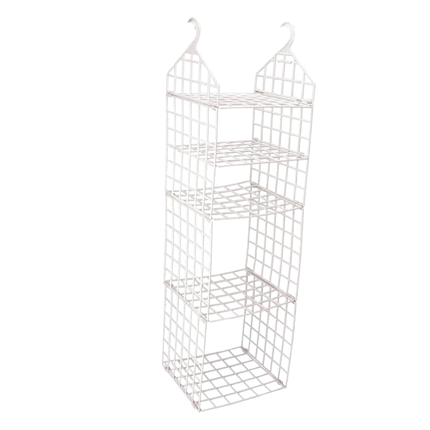 4526 Multipurpose 5 Layer Folding Clothes Storage Rackscloset For Students Wardrobe Shelves Socks Scarf T-shirt Etchanging Organizer Storage Holders  Racks