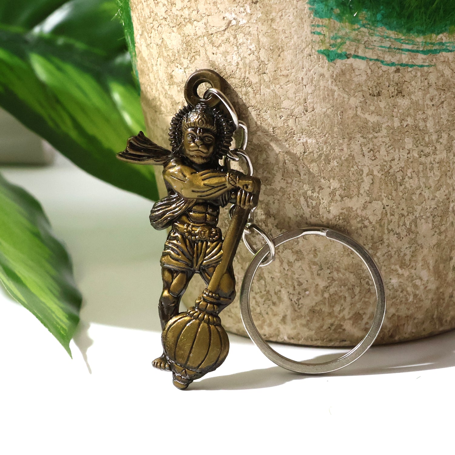 Elegant Lord Hanuman Metal Keychain (1 Pc)