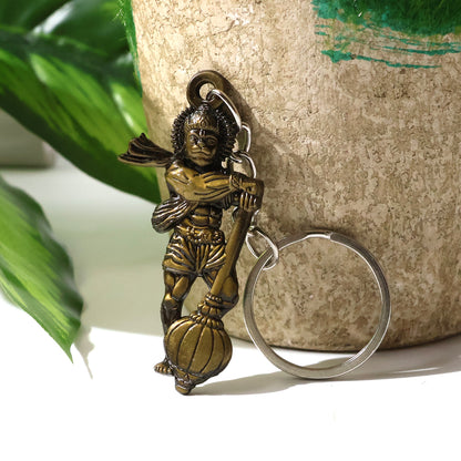 Elegant Lord Hanuman Metal Keychain (1 Pc)