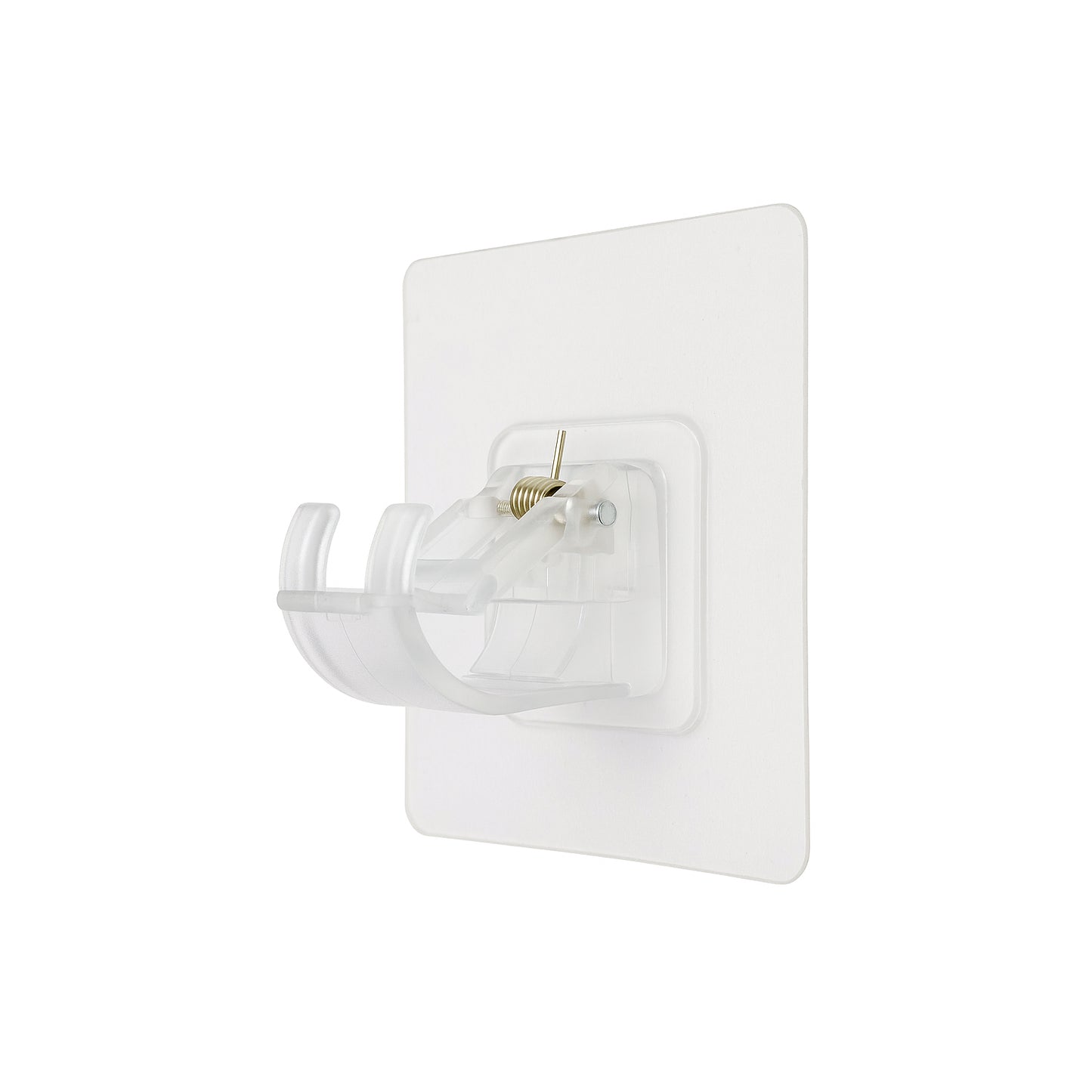 Self-adhesive Transparent Wall Hook Holder Clip (1 Pc)