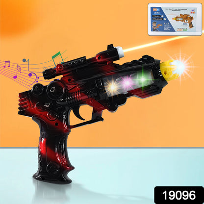 Ttg Led Flashing Sound Laser Toy Gun  Battery Operated Space Gun With Lights  Music