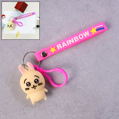 Cute Bunny Character Keychain (1 Pc)