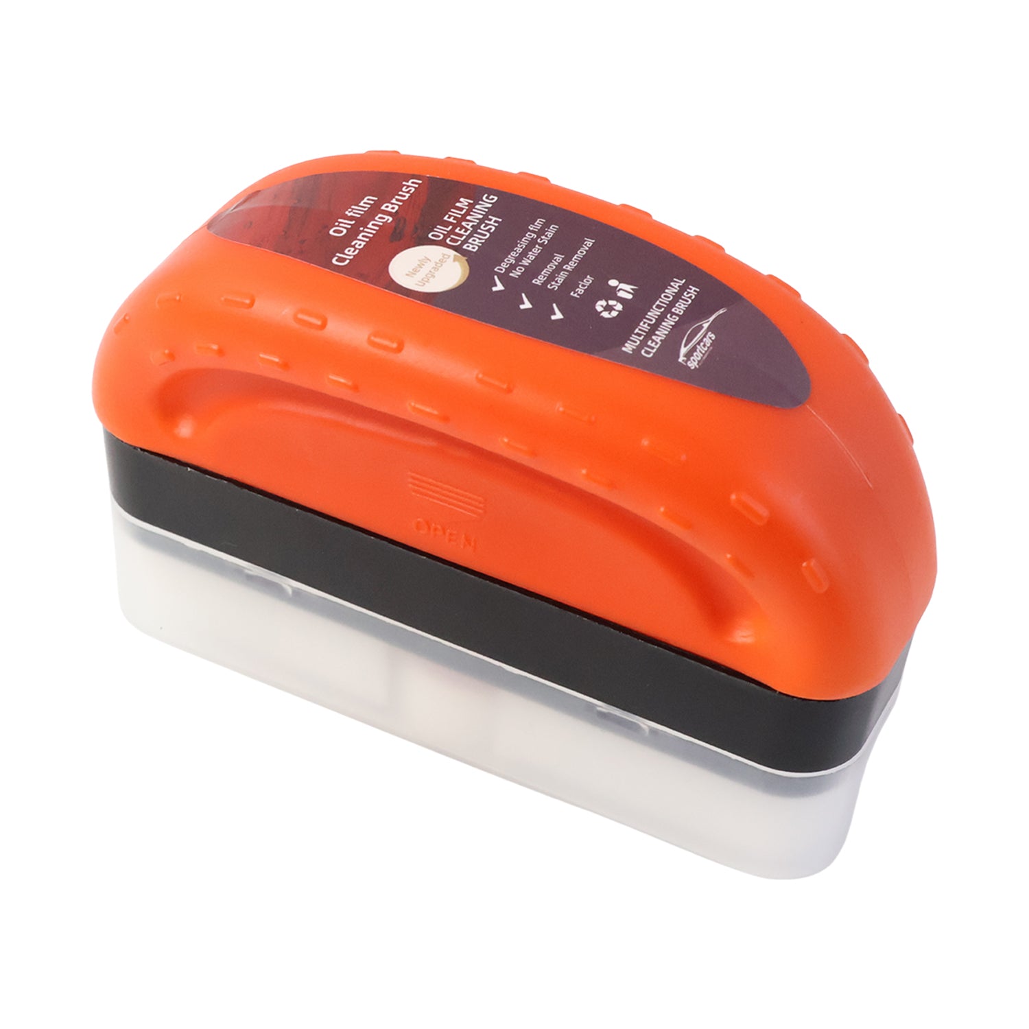 2-in-1 Car Oil Film Cleaning Brush