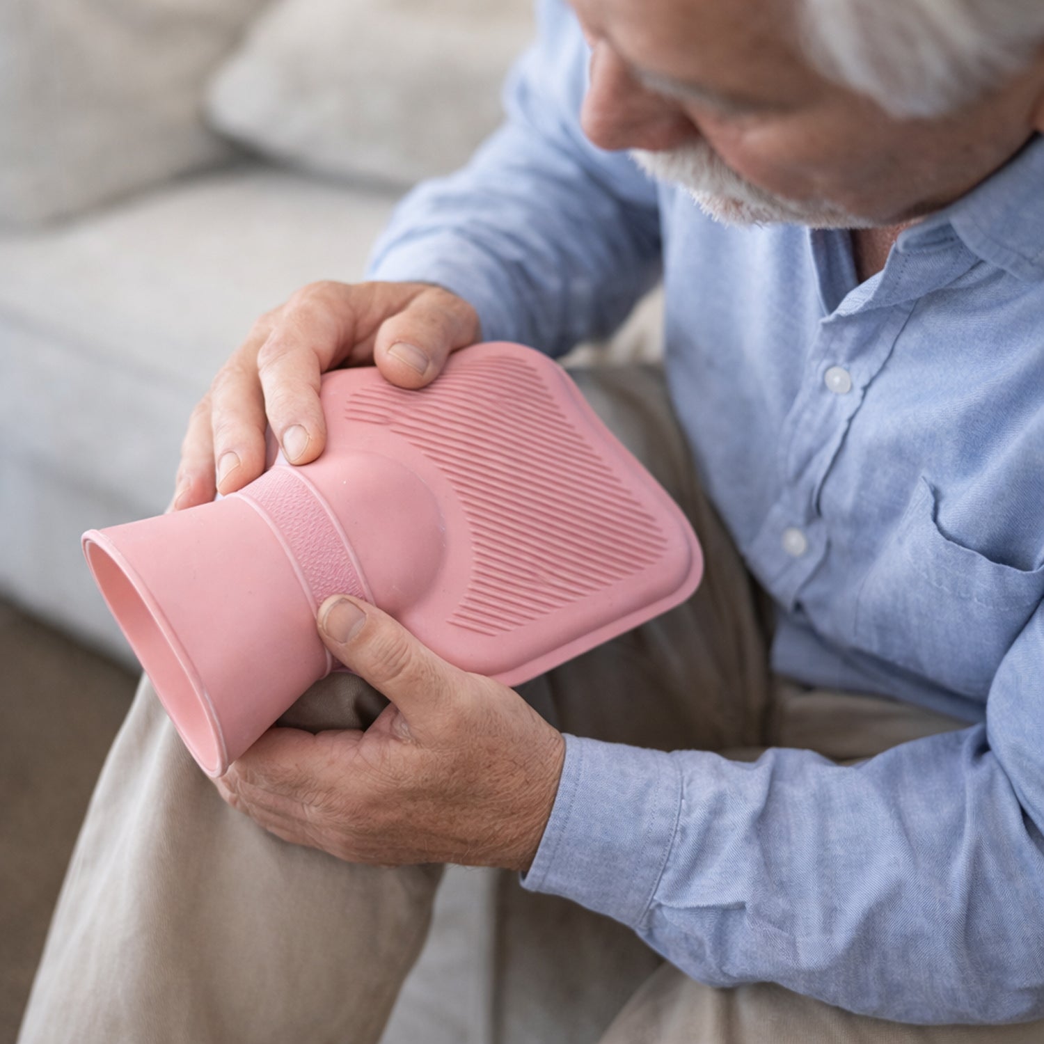 Reusable Hot Water Bag For Pain Relief  Warm Compress Therapy (1 Pc)