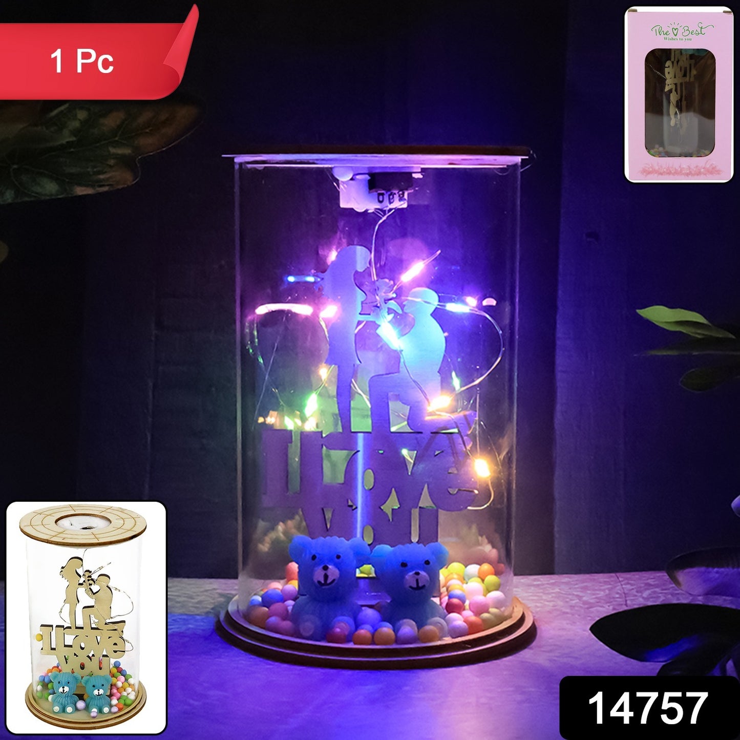 Love You Led Decorative Light Showpiece (1 Pc)