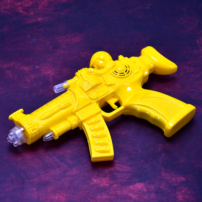 4412 Concept Musical Transparent Glow Gear Gun With Rainbow Light ( 1 Pcs )