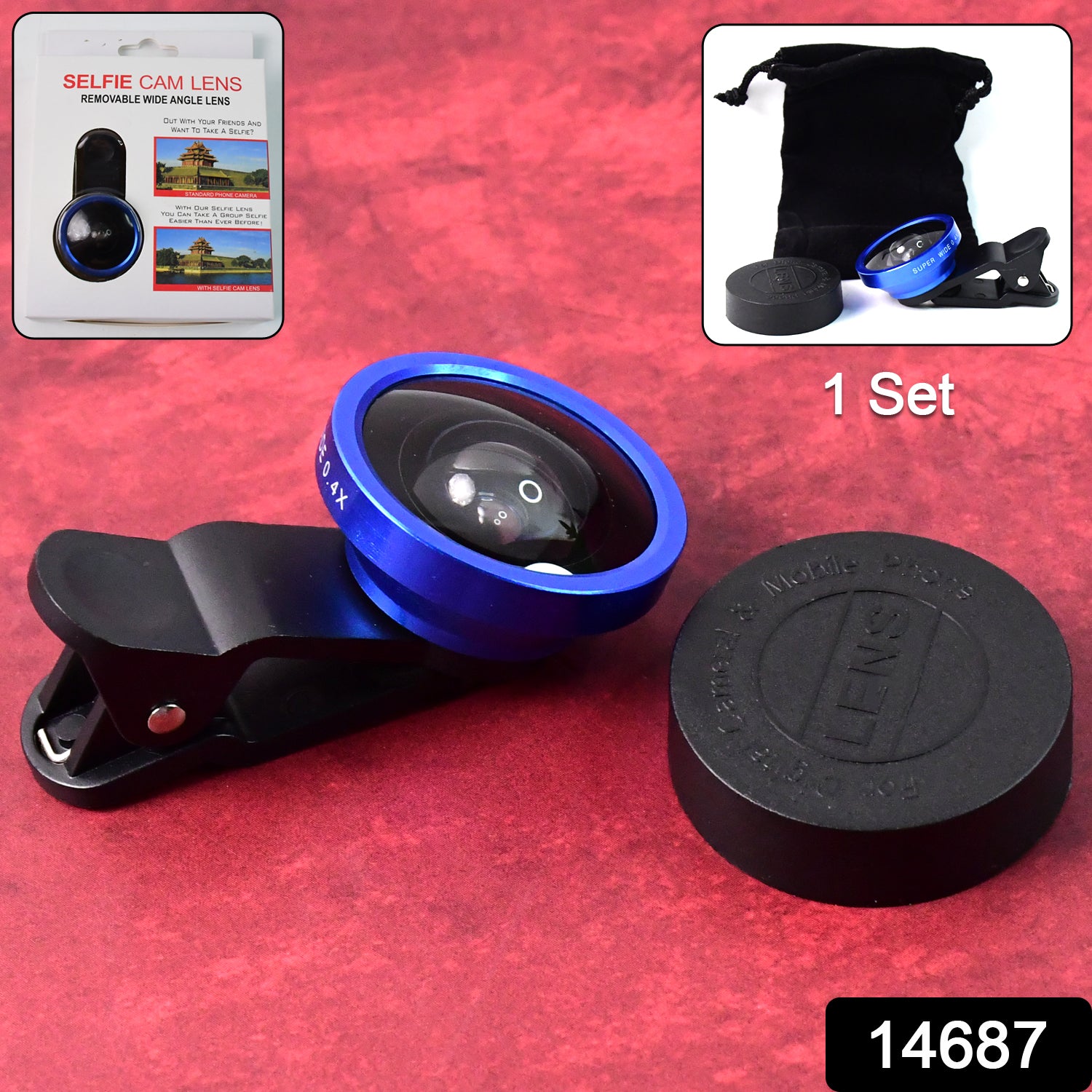 Universal Clip-on Selfie Camera Lens (1 Set)