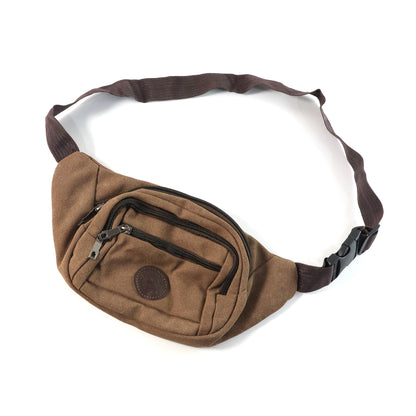Stylish Canvas Waist Bag For Men  Women (1 Pc)