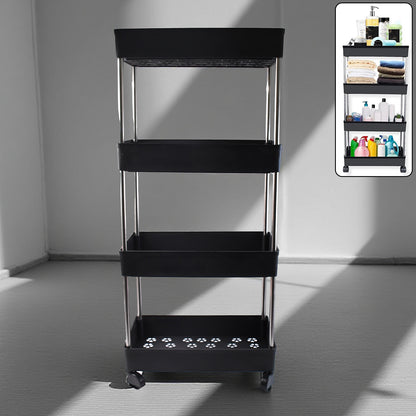 Movable Storage Rack Trolley