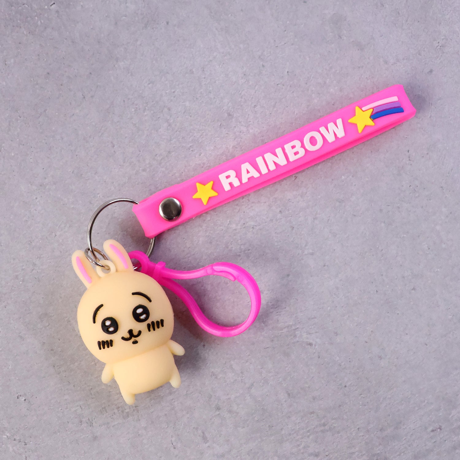 Cute Bunny Character Keychain (1 Pc)