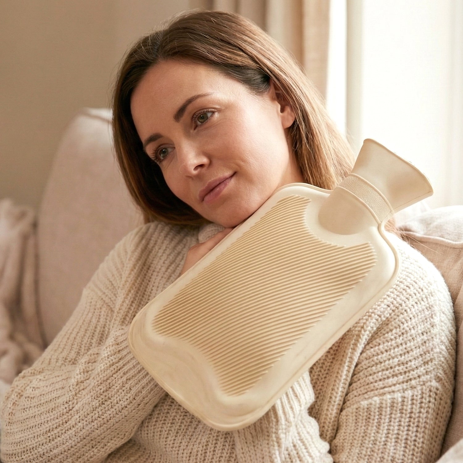 Reusable Hot Water Bag For Pain Relief  Warm Compress Therapy (1 Pc)