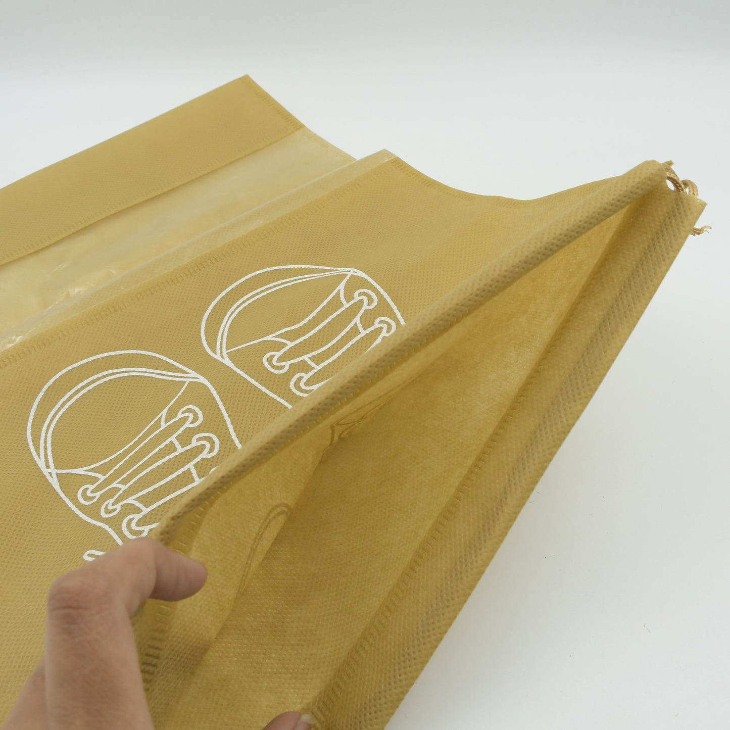 Beach Bag Shoes Storage Bag Closet Organizer Non-woven Travel Portable Bag Waterproof Pocket Clothing Classified Hanging Bag Shoe Bag Luggage Travel Portable Shoe Pouch Non Woven Transparent Window (1 Pc )