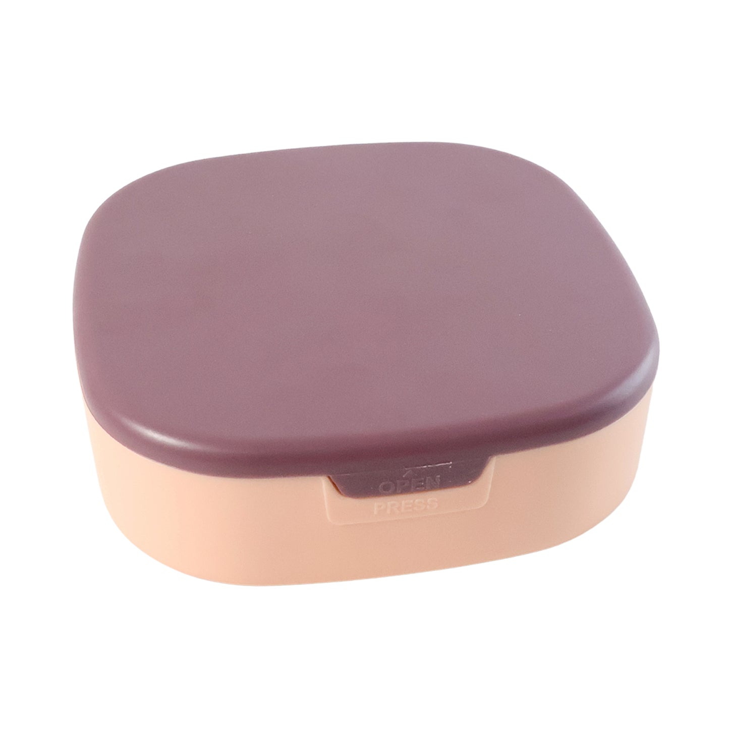 Plastic Jewelry Storage Box With Built-in Mirror  Multi-section (1 Pc)