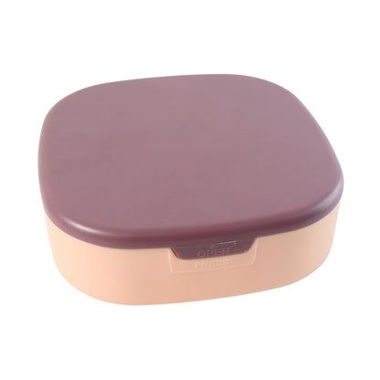 Plastic Jewelry Storage Box With Built-in Mirror  Multi-section (1 Pc)