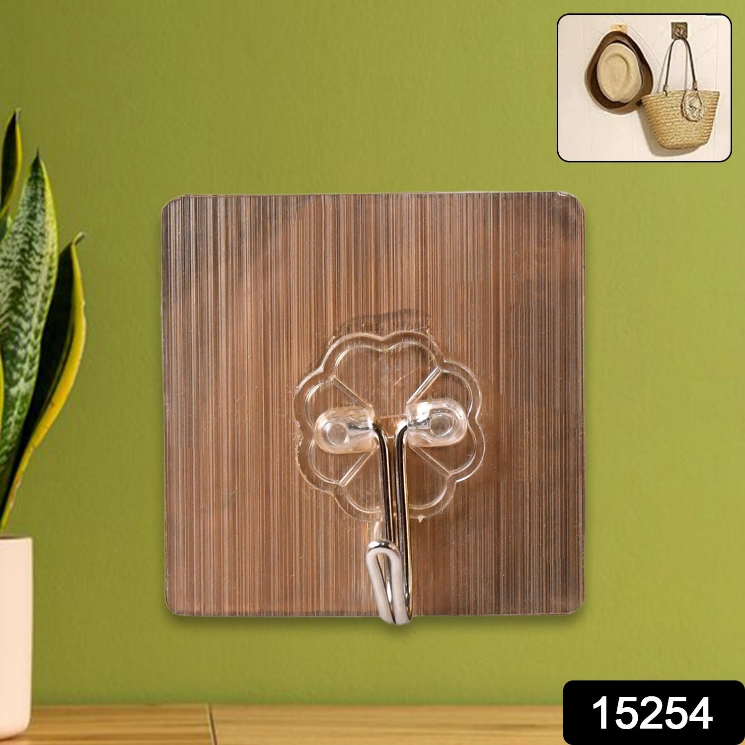 Adhesive Heavy-duty Hooks For Kitchen And Bathroom (1 Pc  66 Cm)