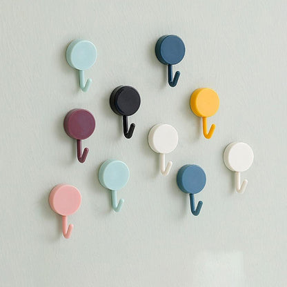 7472 Self Adhesive Sticky Hook Small Wall Hooks ( 10pc )