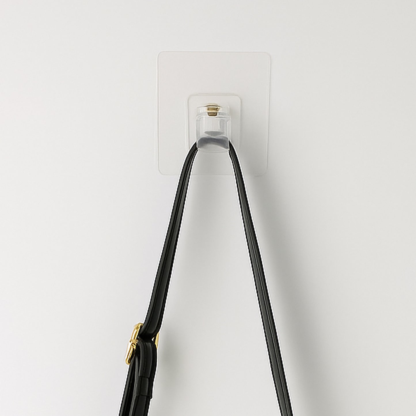 Self-adhesive Transparent Wall Hook Holder Clip (1 Pc)