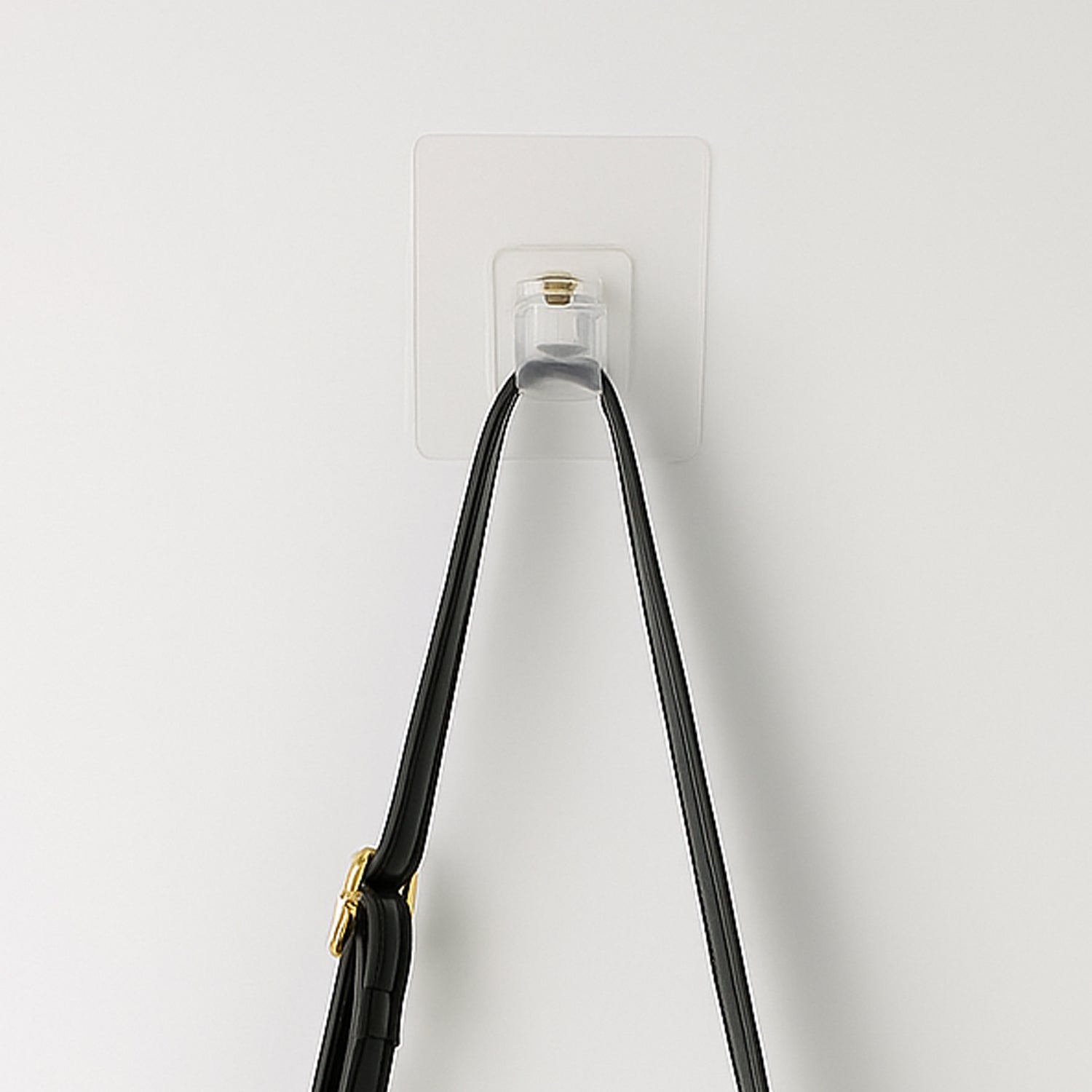 Self-adhesive Transparent Wall Hook Holder Clip (1 Pc)