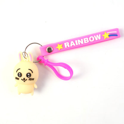 Cute Bunny Character Keychain (1 Pc)
